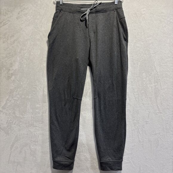 Lululemon City Sweat Jogger Light Cast Gray Drawstring Sweatpants Men's Medium - Picture 1 of 16